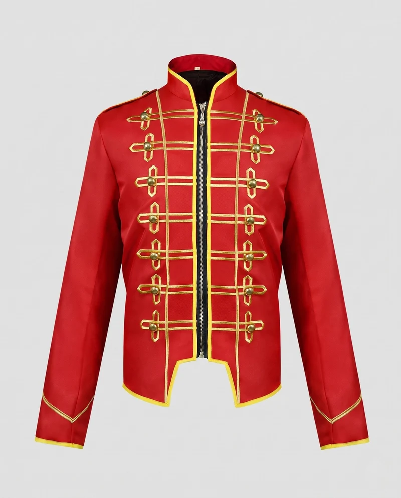 Frauen historische Militärjacke mit goldenen Verzierungen Drune