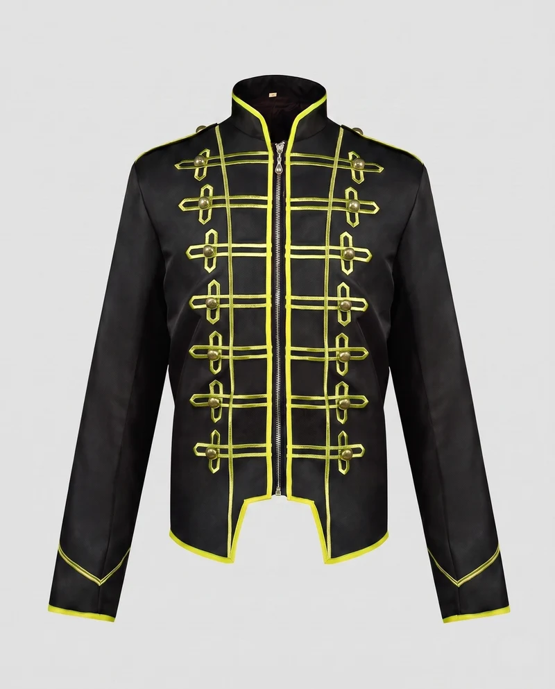 Frauen historische Militärjacke mit goldenen Verzierungen Drune