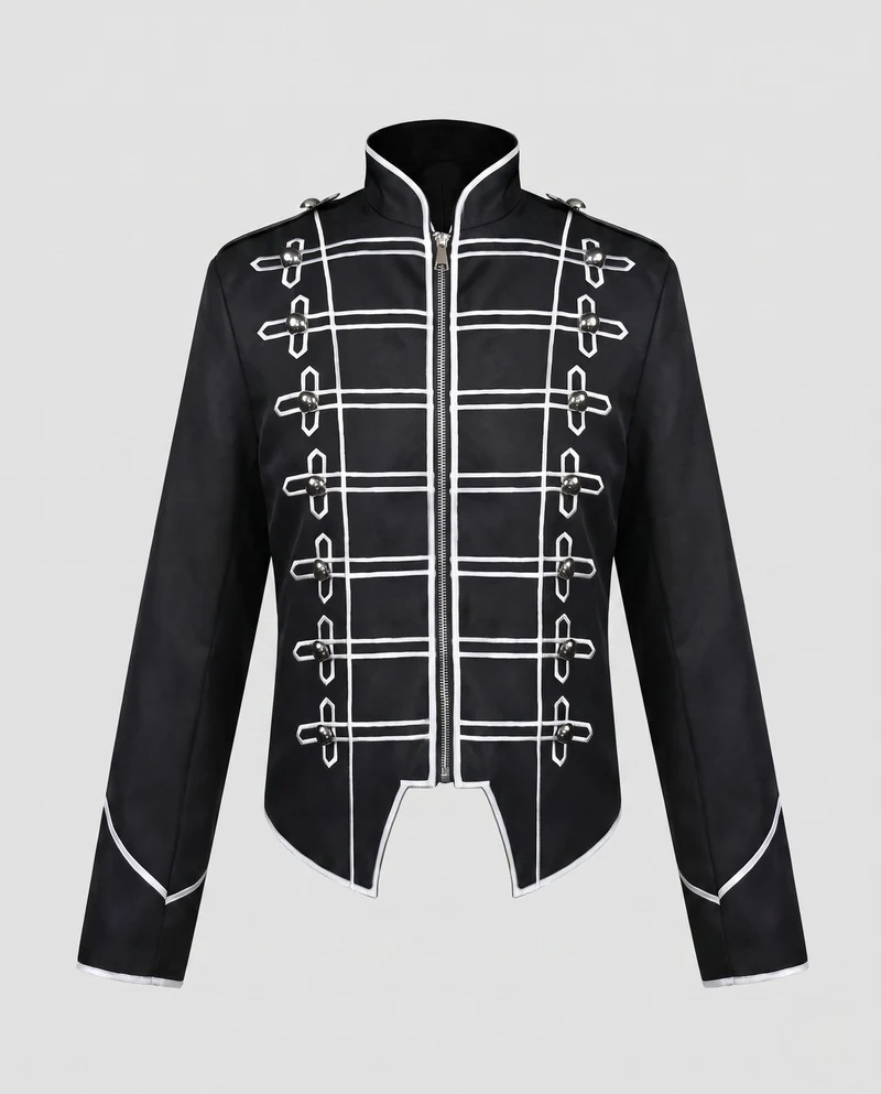 Frauen historische Militärjacke mit goldenen Verzierungen Drune