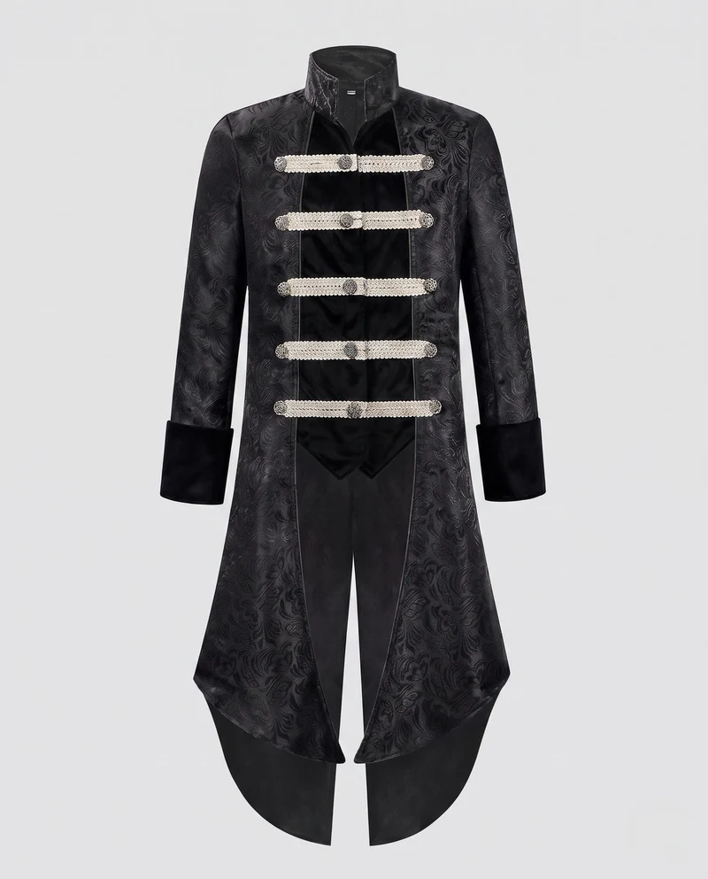 Damen historische Militärjacke mit aufwendigen Verzierungen Drune