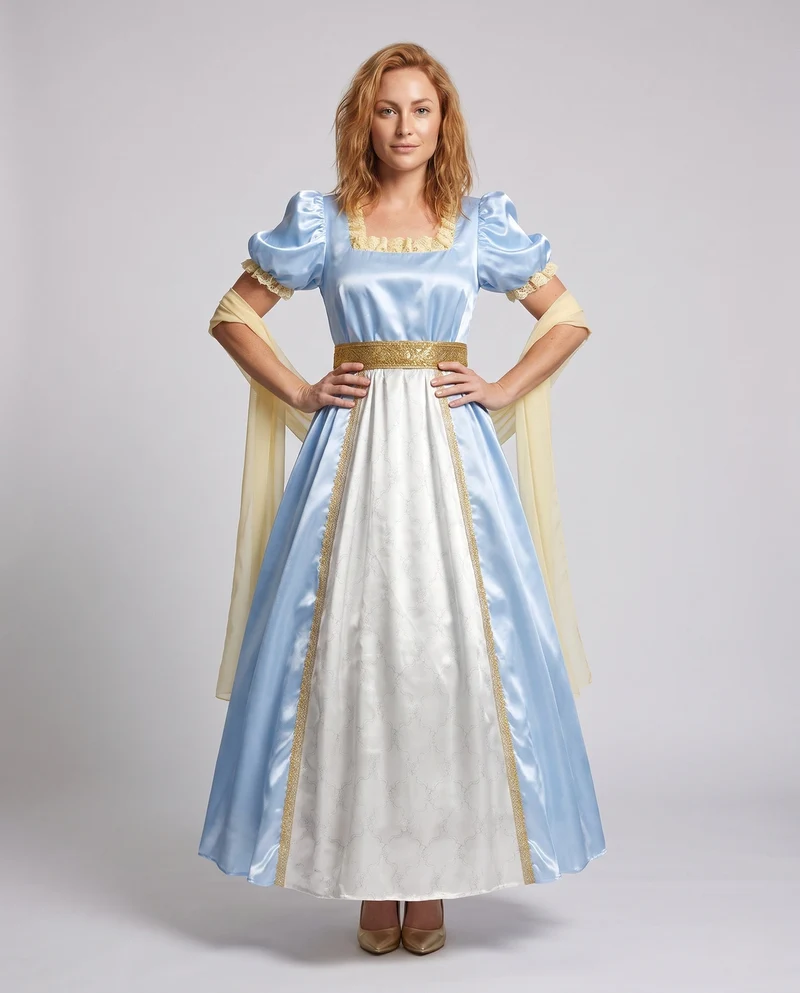 Historisches Dirndl-Kleid für Damen mit kunstvollen Verzierungen und eleganten Details Drune