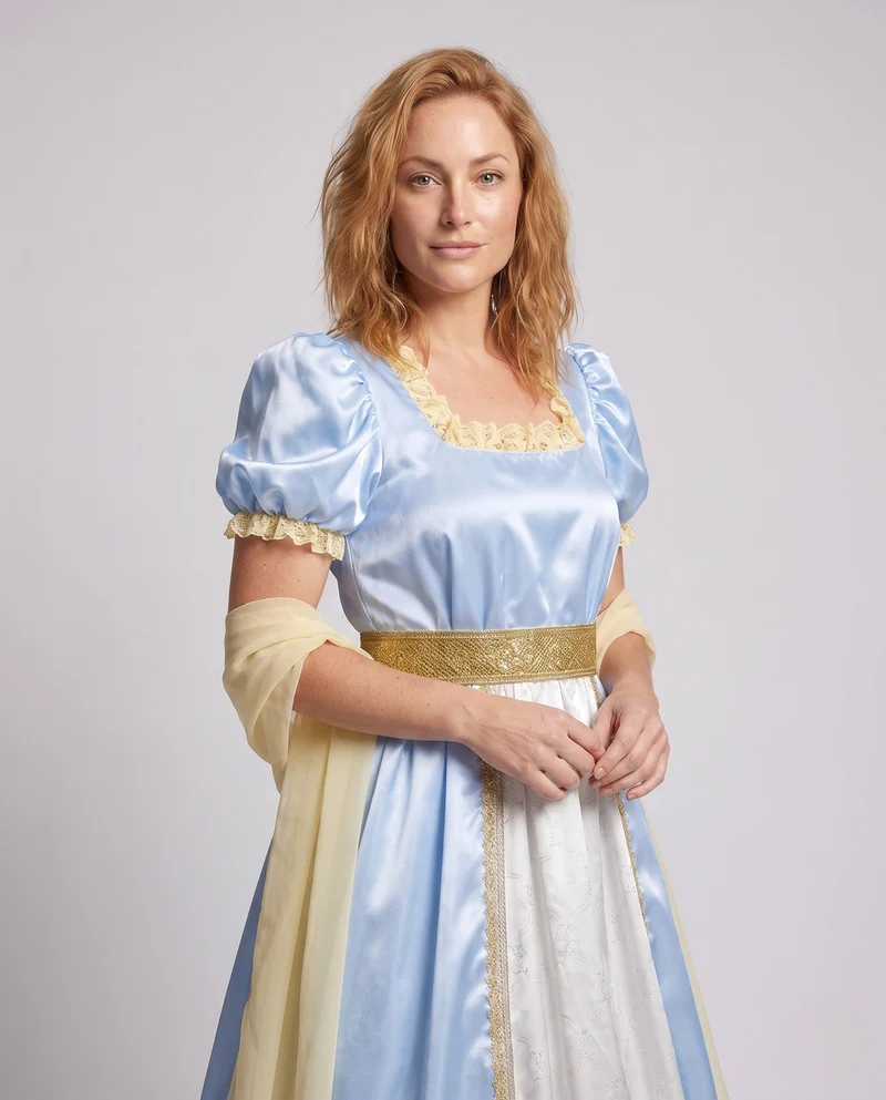 Historisches Dirndl-Kleid für Damen mit kunstvollen Verzierungen und eleganten Details Drune
