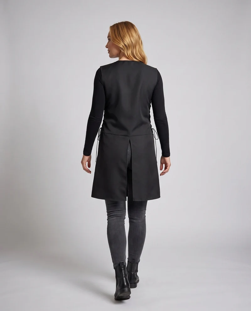 Damen Kochschürze mit modernem Design und praktischen Taschen Drune
