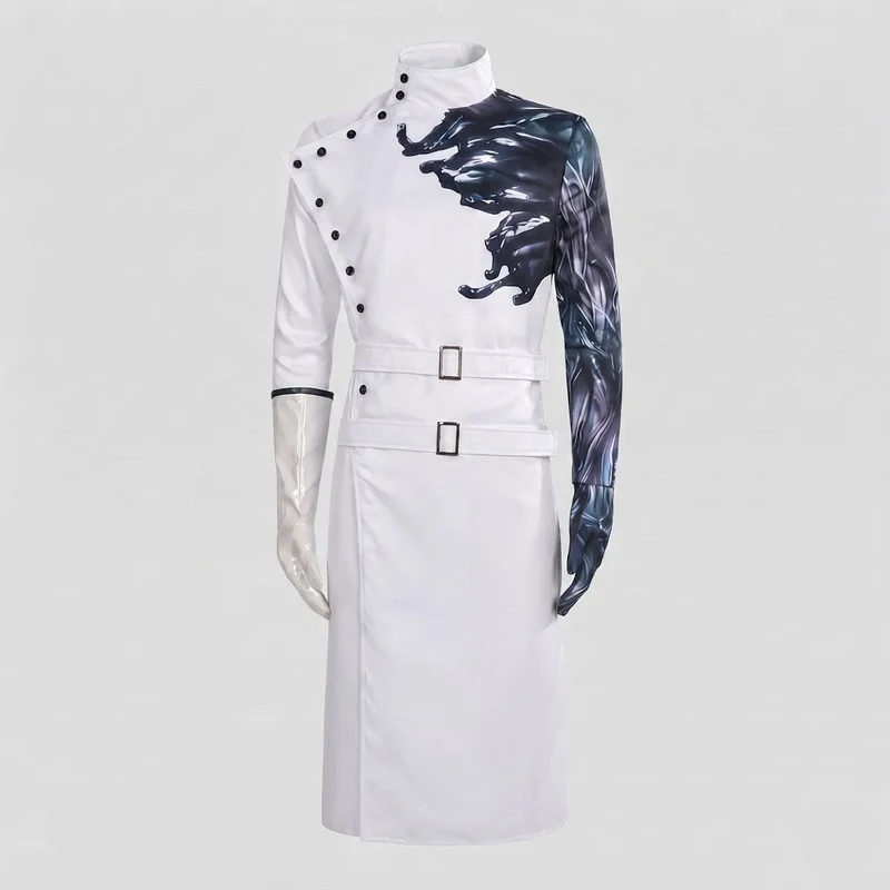 Damen Kostümjacke mit einzigartigem Design und passenden Accessoires Drune