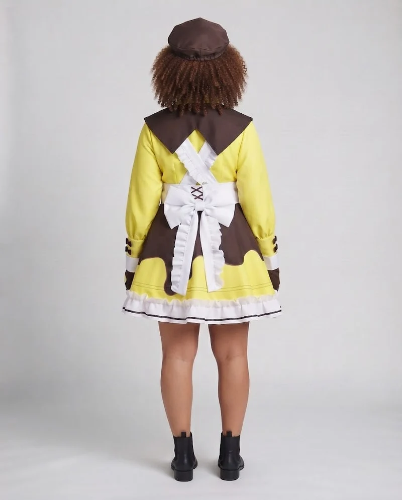 Damen Kostümkleid mit Tiermotiven und verschiedenen Accessoires Drune