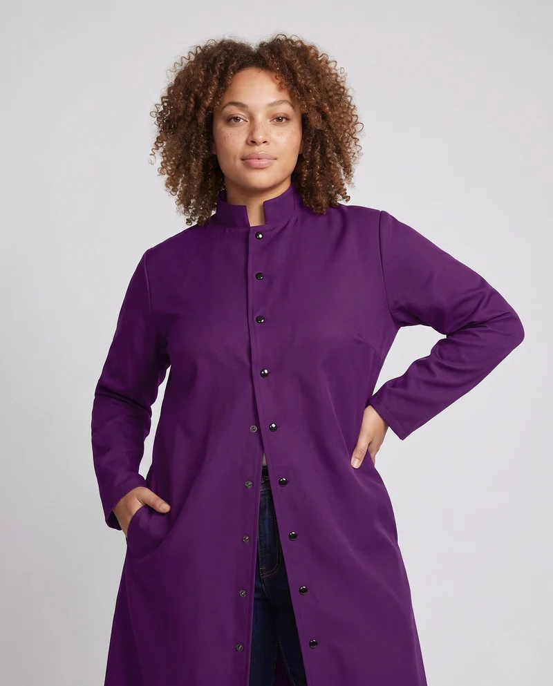 Damen lange Kochjacke Drune
