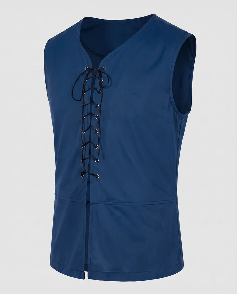 Damen Casual Schnürwesten Drune