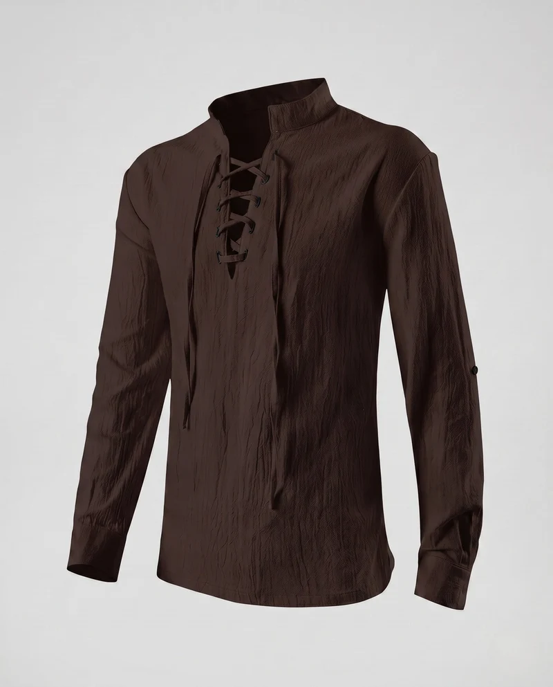 Damen Freizeit Langarmshirt mit Kordelzug Drune