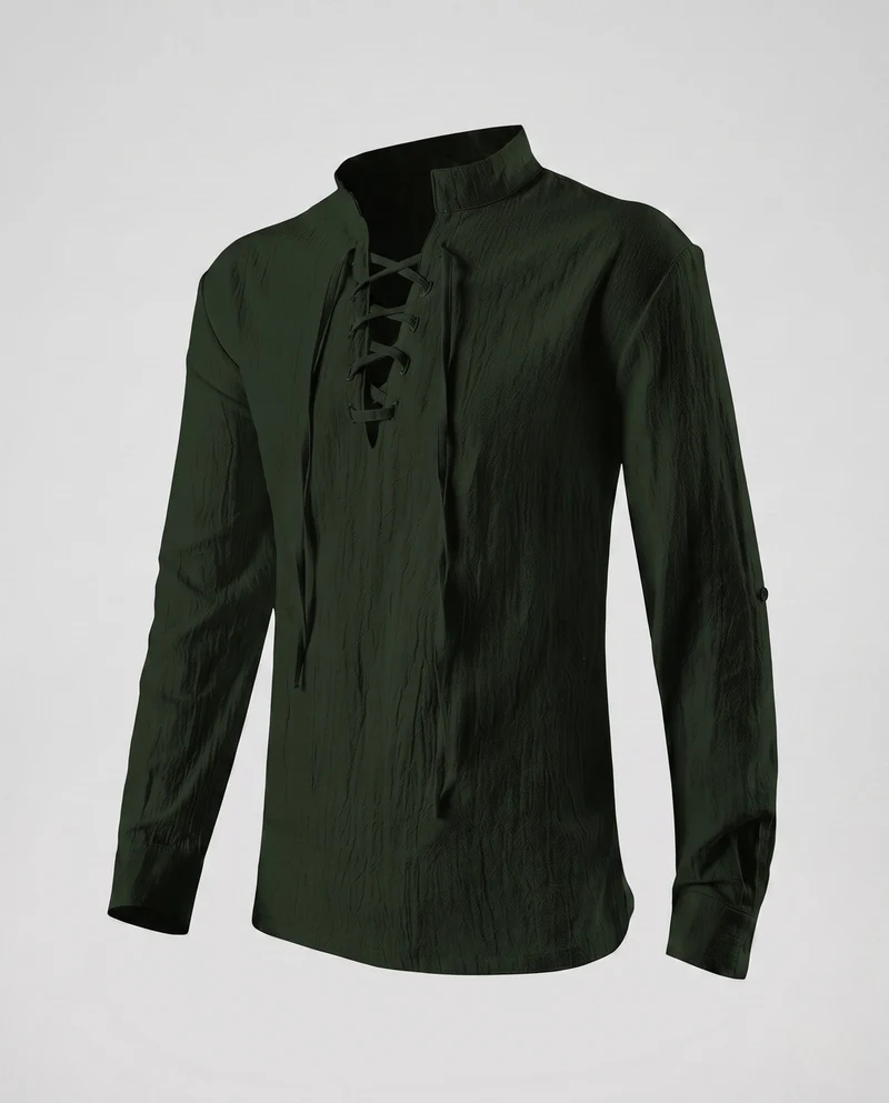 Damen Freizeit Langarmshirt mit Kordelzug Drune
