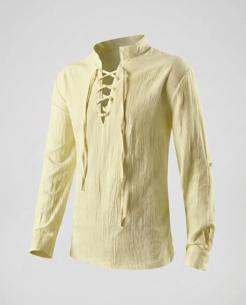 Damen Freizeit Langarmshirt mit Kordelzug Drune