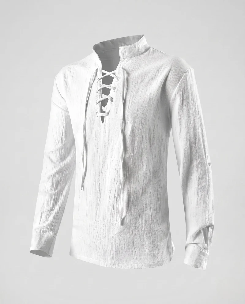 Damen Freizeit Langarmshirt mit Kordelzug Drune