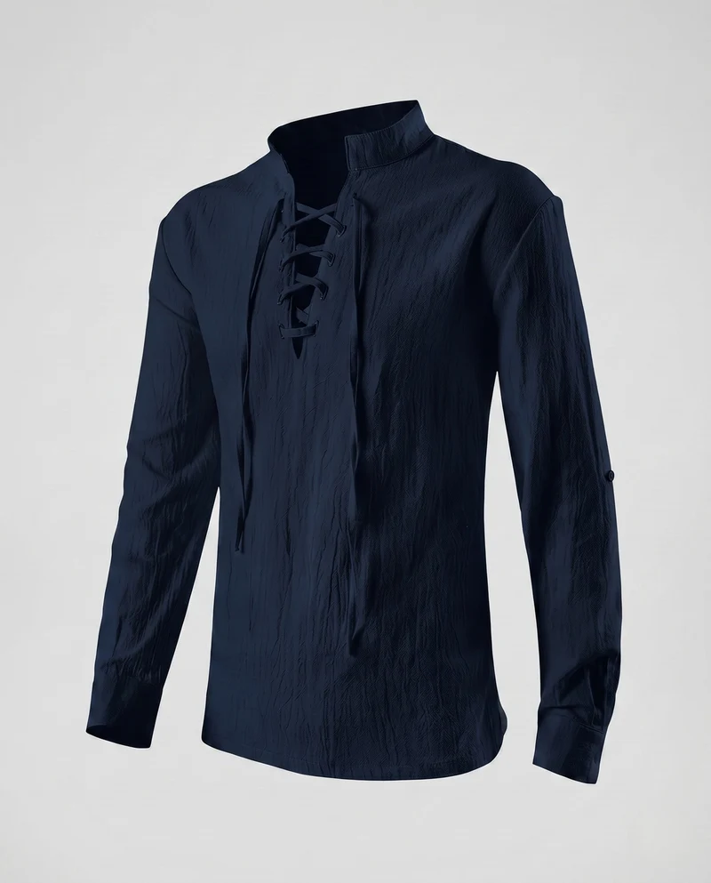 Damen Freizeit Langarmshirt mit Kordelzug Drune