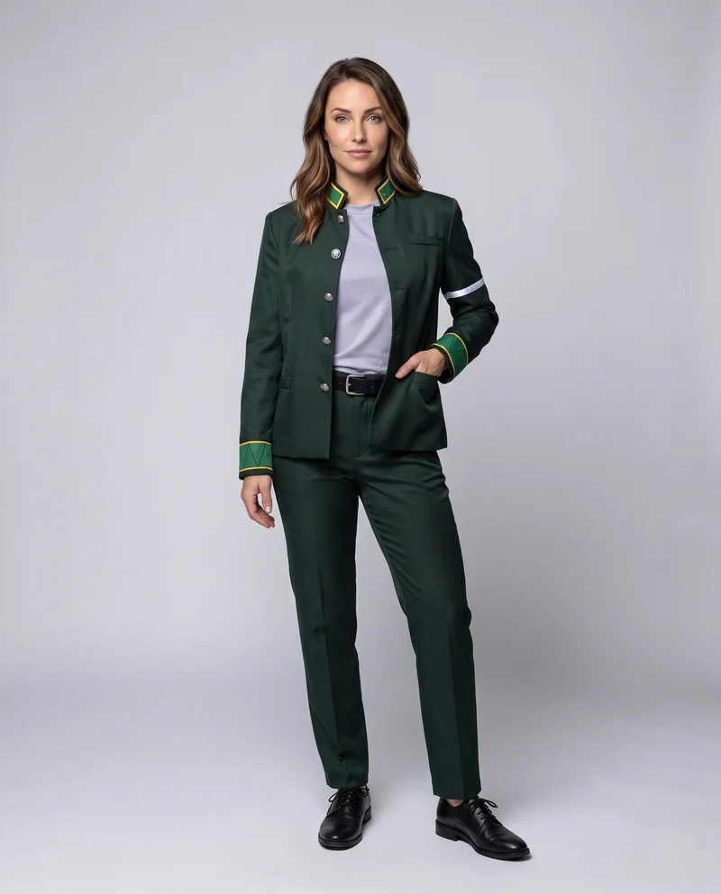 Damen stilvolle Herrenjacke im historischen Design Drune
