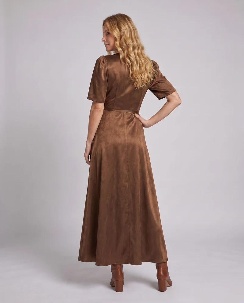 Damen Wickelkleid mit elegantem Design Drune