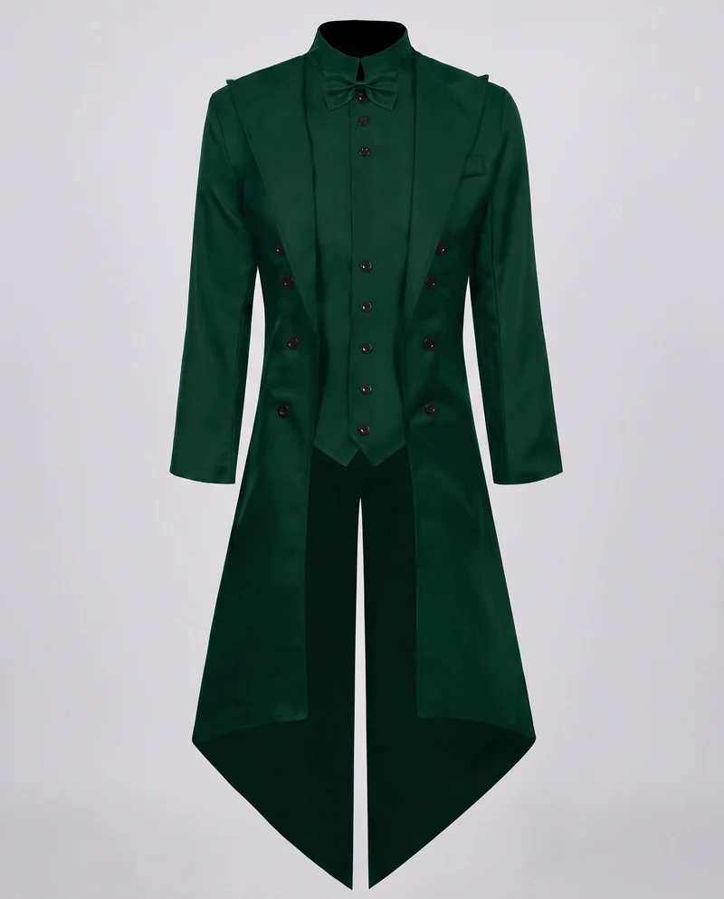 Herrenfrack mit hohem Kragen und eleganten Details Drune