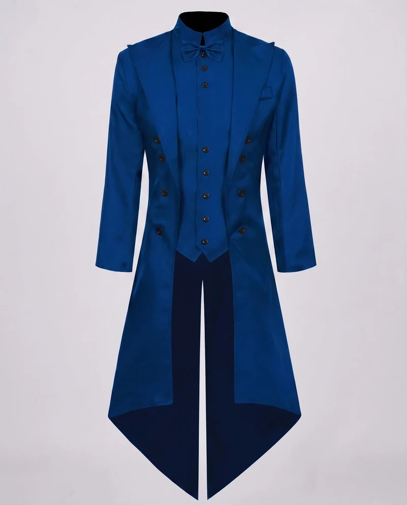 Herrenfrack mit hohem Kragen und eleganten Details Drune