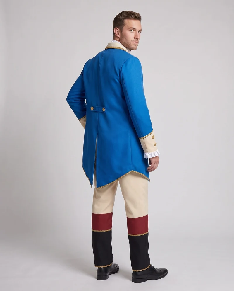 Herren historische Kostümset mit eleganten Details Drune