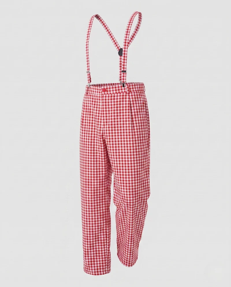 Damen Freizeit-Hosen mit verstellbaren Trägern und eleganten Details Drune