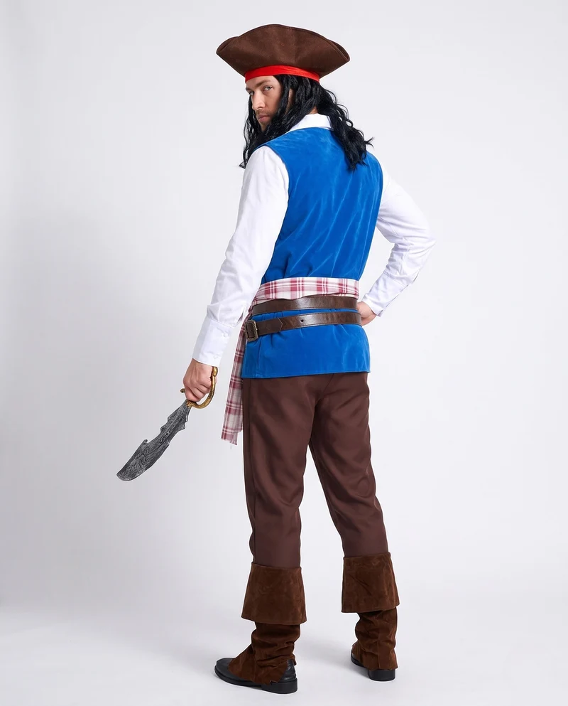 Herren Piratenkostüm mit authentischen Details und hochwertigem Material Drune