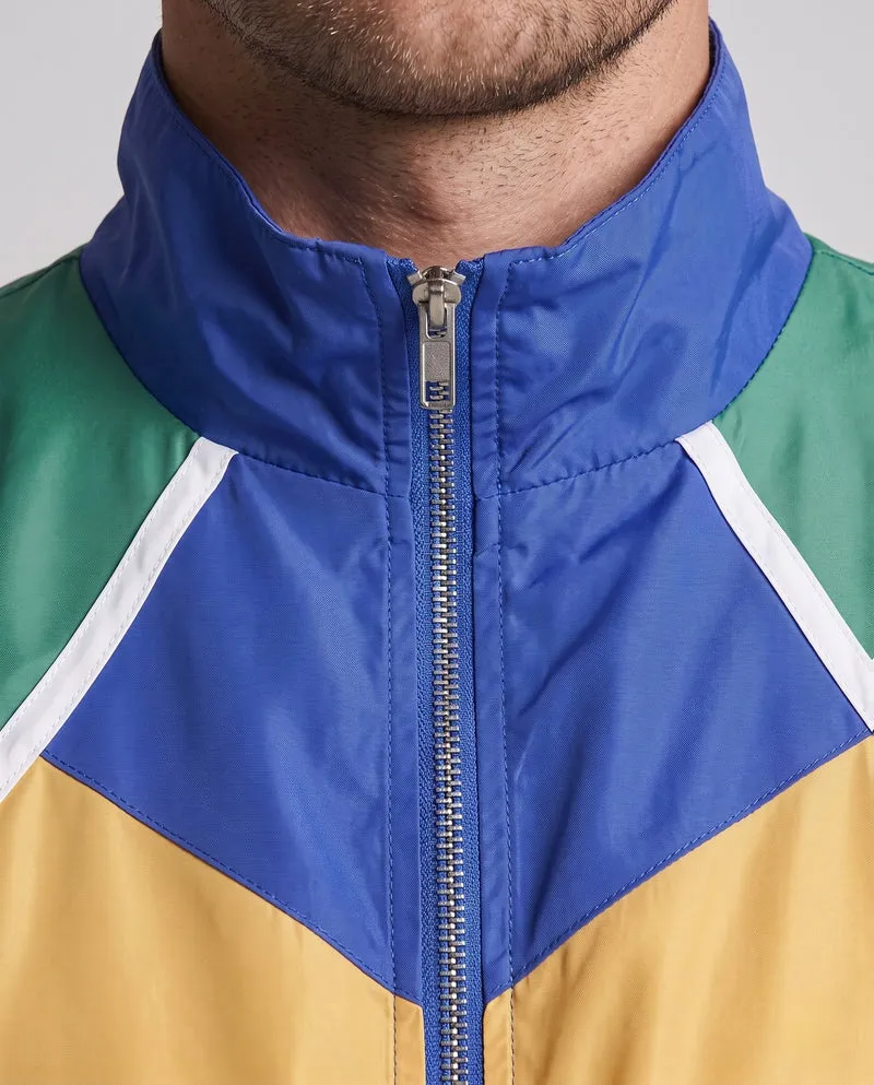 Herren Freizeit Trainingsanzug mit Retro-Farbdetails Drune