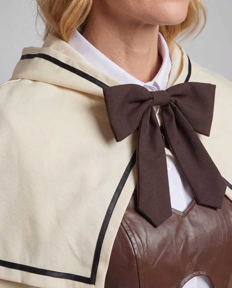 Damen Cosplay Kostüm Set mit Umhang, Bluse und Zubehör Drune