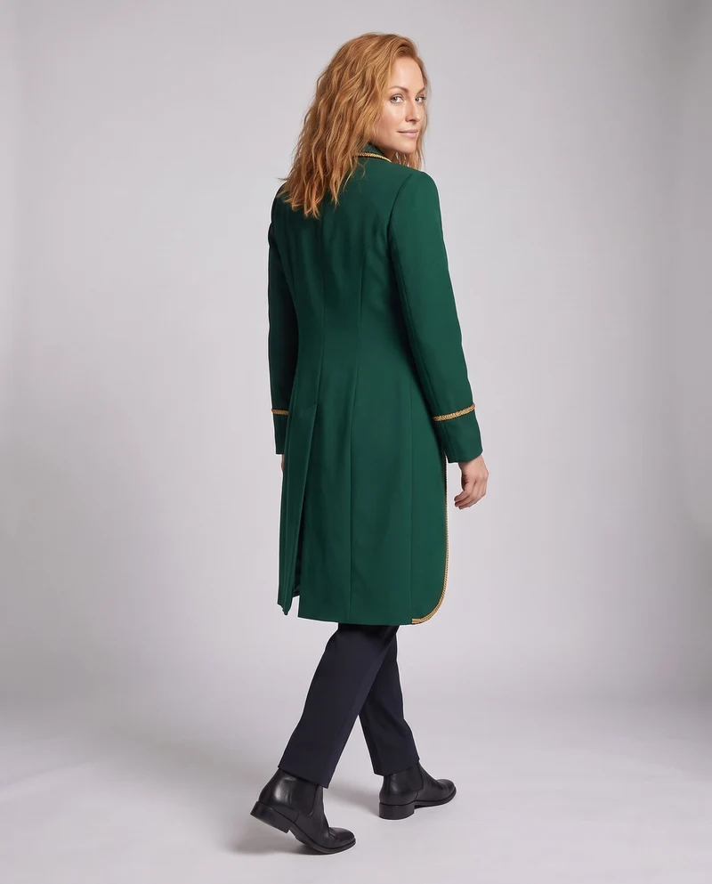 Damen Eleganter Abendmantel mit Künstlerischen Verzierungen Drune