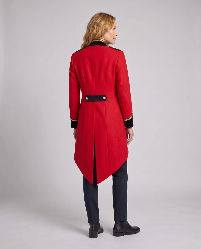 Damen eleganter Frack-Anzug mit detaillierten Applikationen Drune