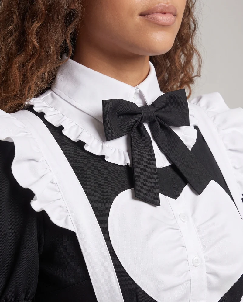 Damen Elegantes Kostümkleid mit Spitzen- und Rüschendetails Drune
