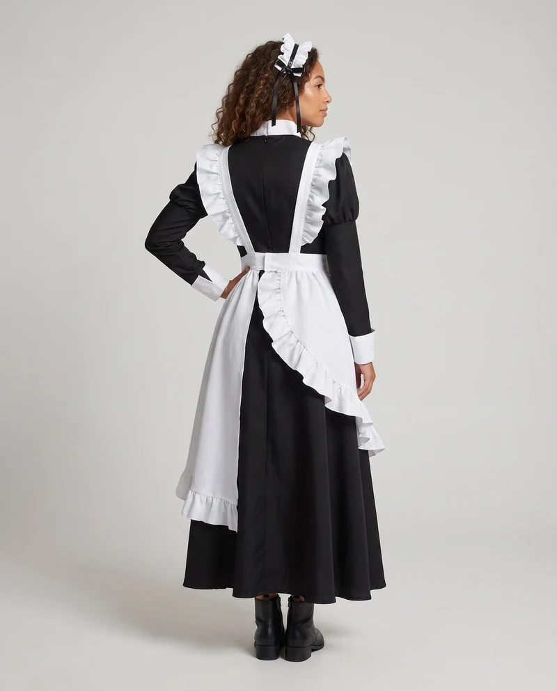 Damen Elegantes Kostümkleid mit Spitzen- und Rüschendetails Drune