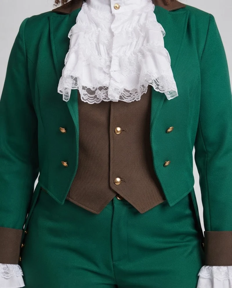 Damen Historische Rüschensbluse mit Elegant Stehkragen Drune