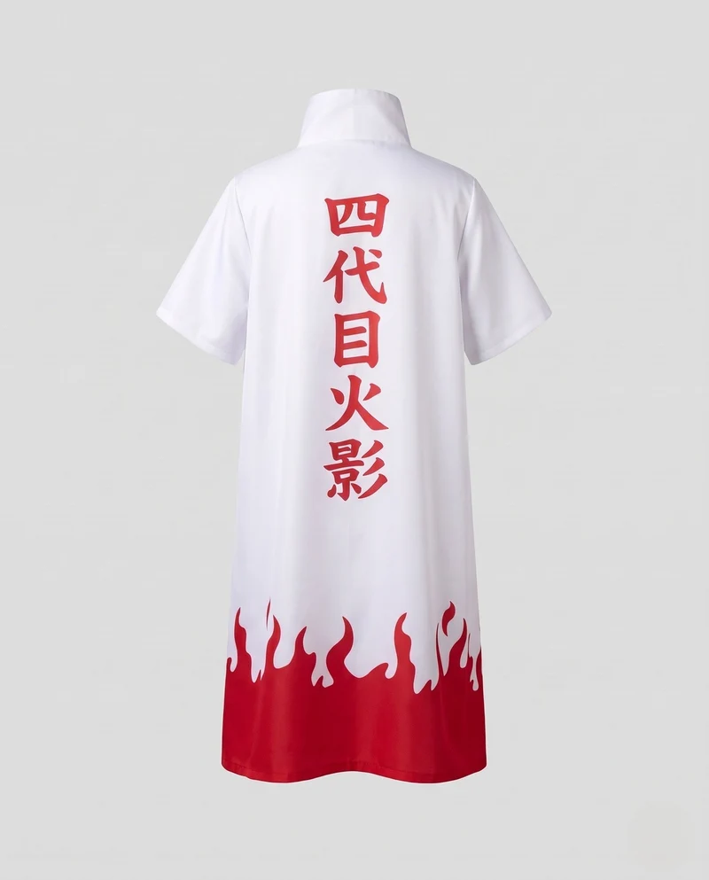Damen Kostümumhang mit grafischem Feuerdesign und elegantem Schnitt Drune