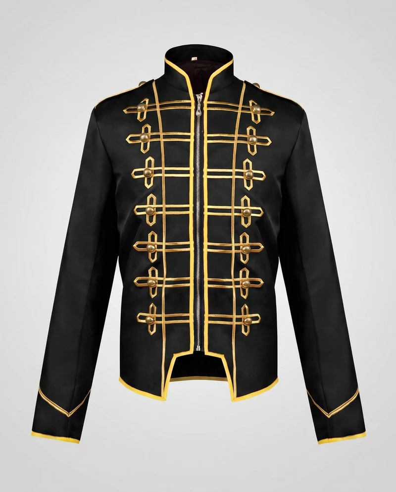Damenmilitärjacke mit goldenen Verzierungen Drune