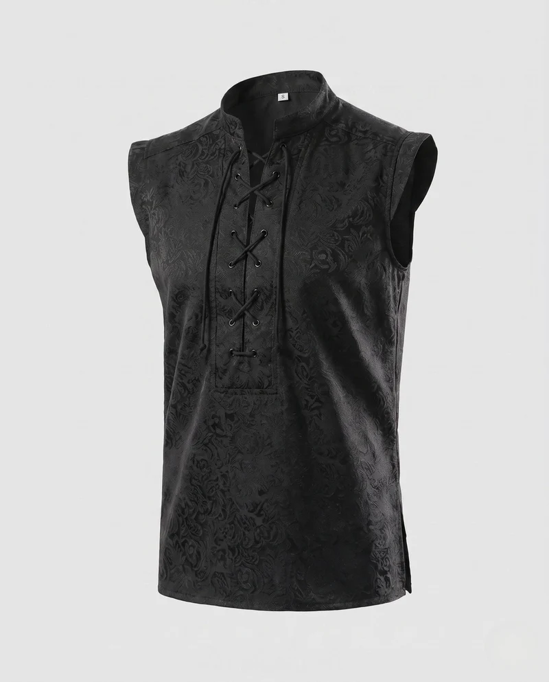Damen T-Shirt mit Schnürung Drune