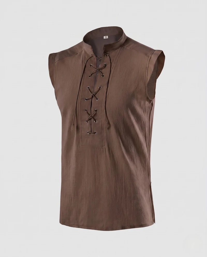 Damen T-Shirt mit Schnürung Drune