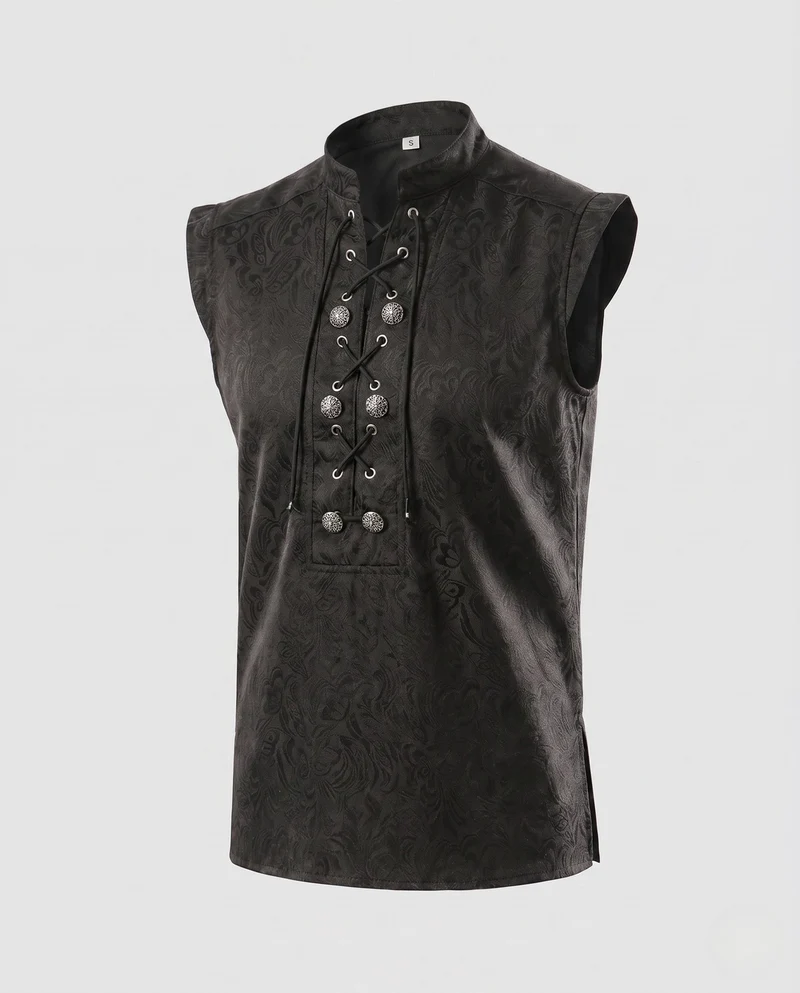 Damen T-Shirt mit Schnürung Drune