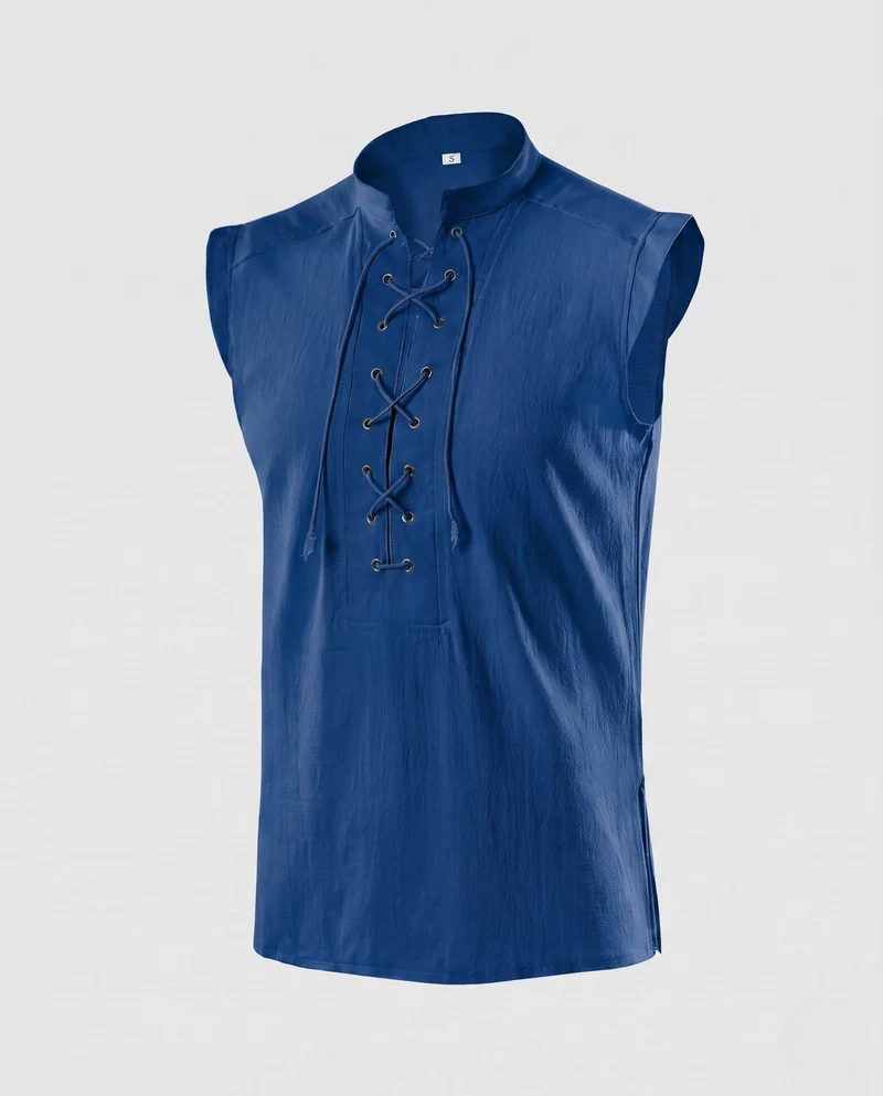 Damen T-Shirt mit Schnürung Drune