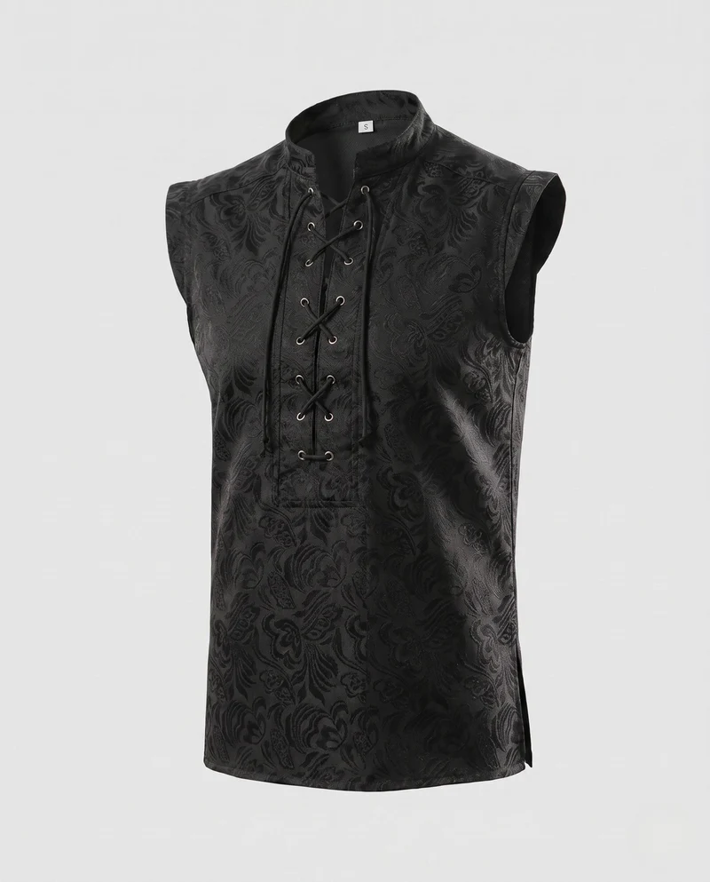 Damen T-Shirt mit Schnürung Drune