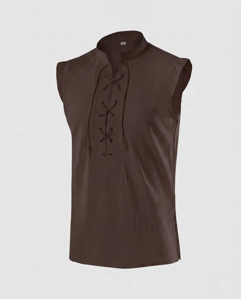 Damen T-Shirt mit Schnürung Drune