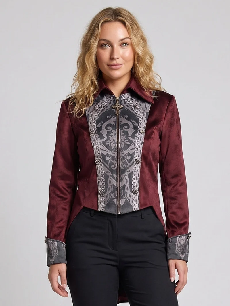 Damen Luxuriöse Freizeitjacke mit eleganten Details und stilvollem Schnitt Drune