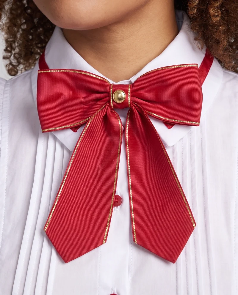 Damen romantisches Cosplay-Kleid mit Rüschendetails und mehrteiligen Accessoires Drune