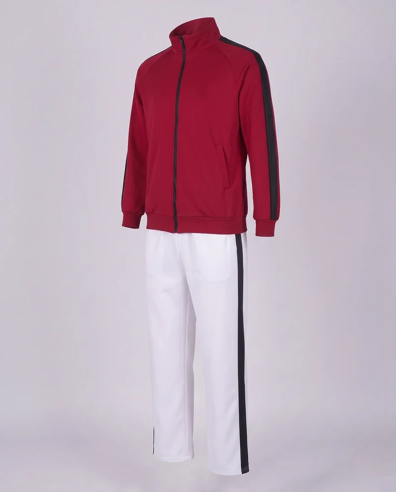 Damen-Trainingsanzug aus atmungsaktiven Materialien mit stylischen Kontrastdetails Drune