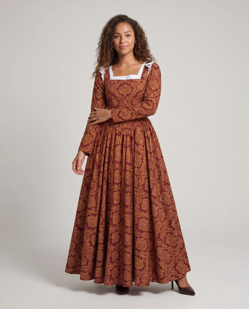 Damen Trachtenkleid mit eleganten Rüschendetails Drune