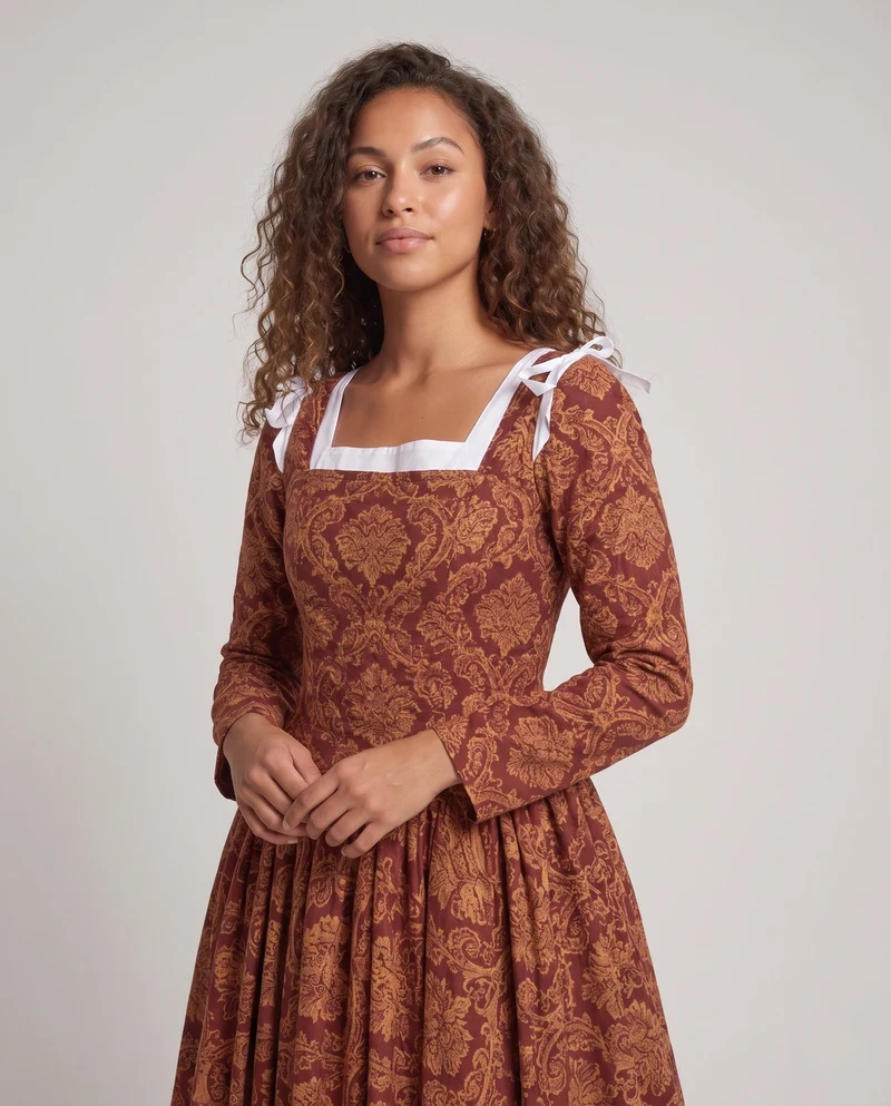 Damen Trachtenkleid mit eleganten Rüschendetails Drune