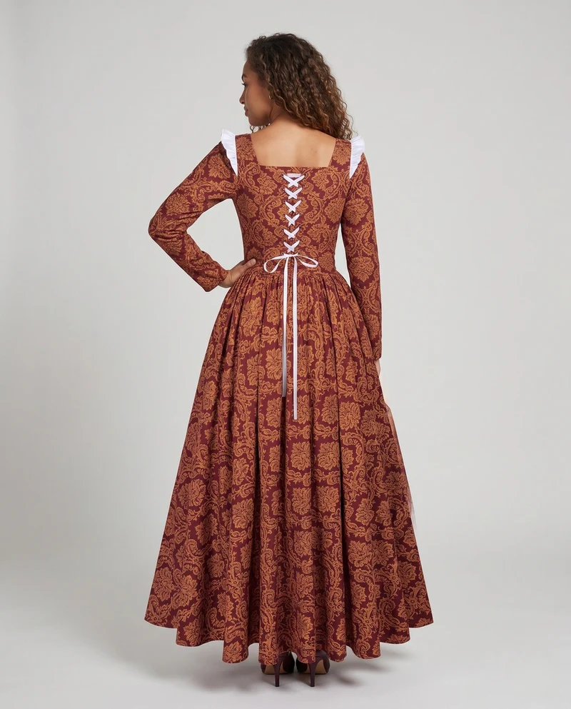 Damen Trachtenkleid mit eleganten Rüschendetails Drune