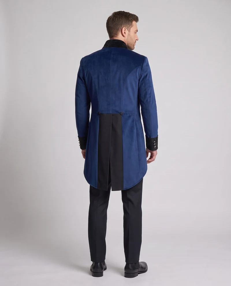 Herren Elegante Gothic Jacke mit dekorativen Details Drune