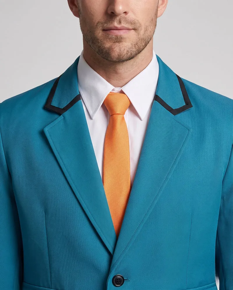 Eleganter Herrenanzug mit Kontrastdetails und passenden Accessoires Drune