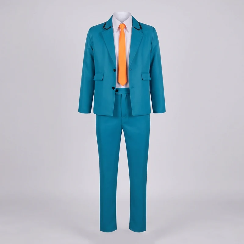 Eleganter Herrenanzug mit Kontrastdetails und passenden Accessoires Drune