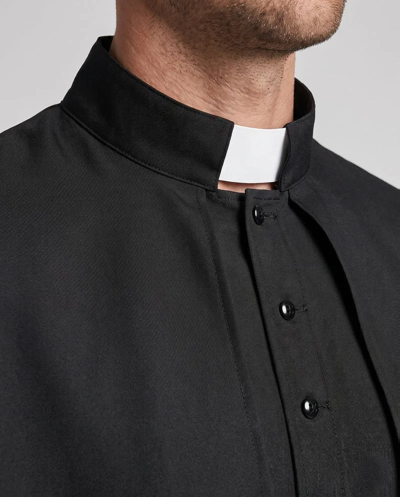 Herren Satin Kostüm mit Kreuz Anhänger Drune