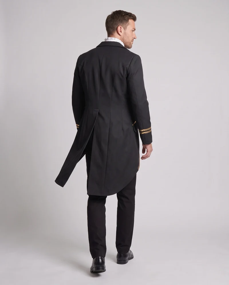 Herren Reitjacke mit goldenen Akzenten Drune