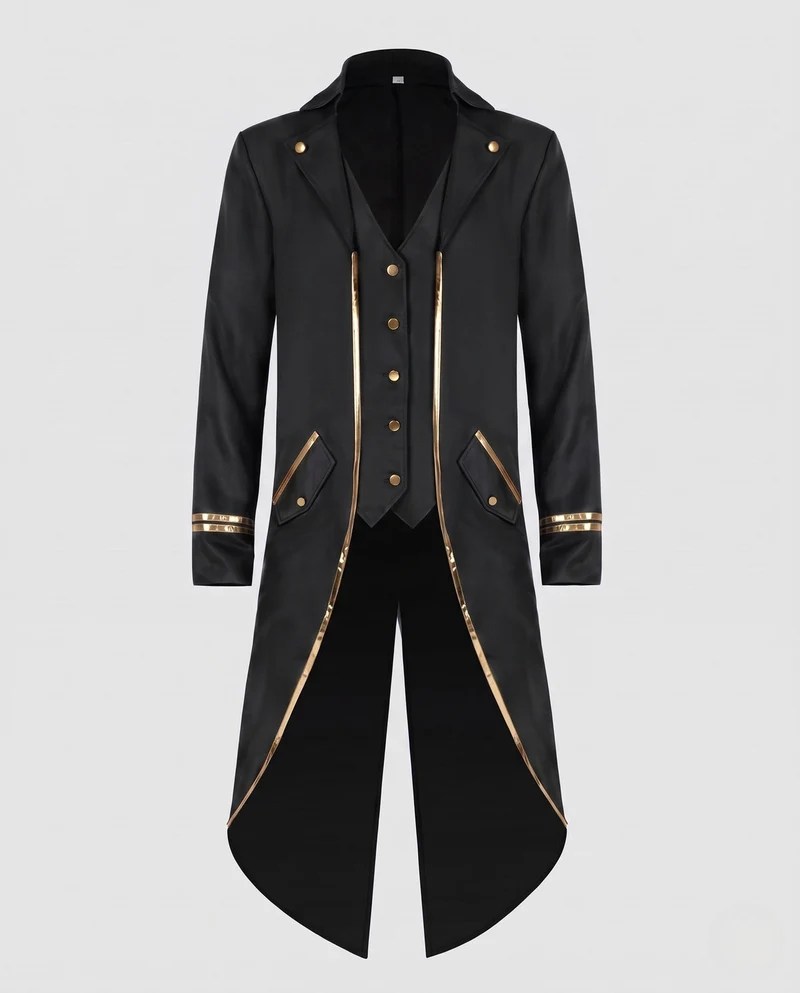 Herren Reitjacke mit goldenen Akzenten Drune